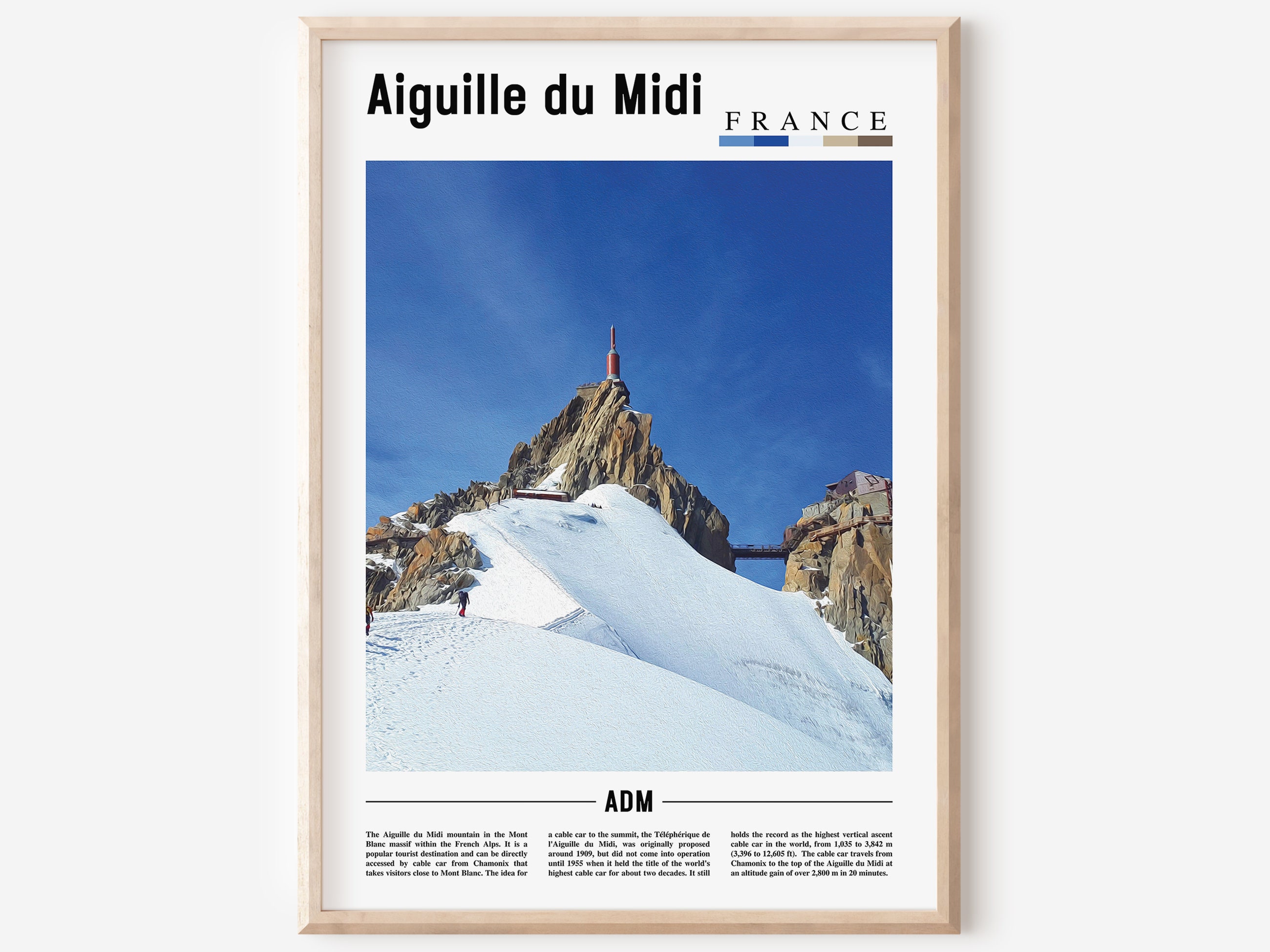 Aiguille du midi in chamonix hi-res stock photography and images