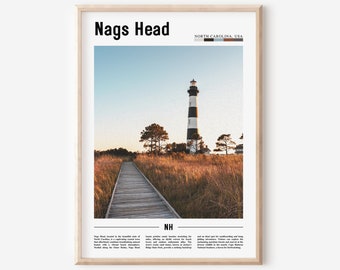 Nags Head Poster, Nags Head Print, Nags Head Wall Art, United States Photo, United States Poster, United States Print, Travel Poster