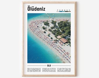 Ölüdeniz Poster, Ölüdeniz Print, Ölüdeniz Wall Art, Europe Photo, Europe Poster, Europe Print, Travel Poster