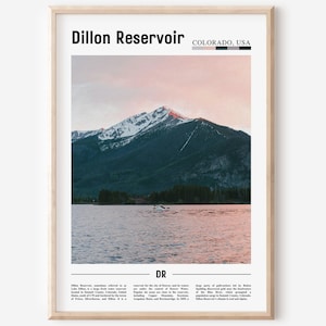 Dillon Reservoir Poster, Dillon Reservoir Print, Dillon Reservoir Wall Art, United States Photo, United States Poster,United States Print