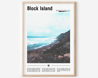 Block Island Poster, Block Island Print, Block Island Wandkunst, USA Foto, USA Poster, USA Print