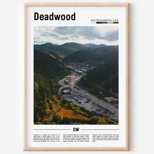 Deadwood Poster, Deadwood Print, Deadwood Wall Art, United States Photo, United States Poster, United States Print, Travel Poster