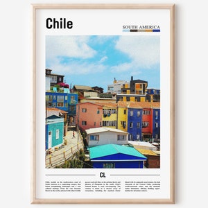 Chile Poster, Chile Print, Chile Wall Art, South America Poster, South America Print, Travel Poster