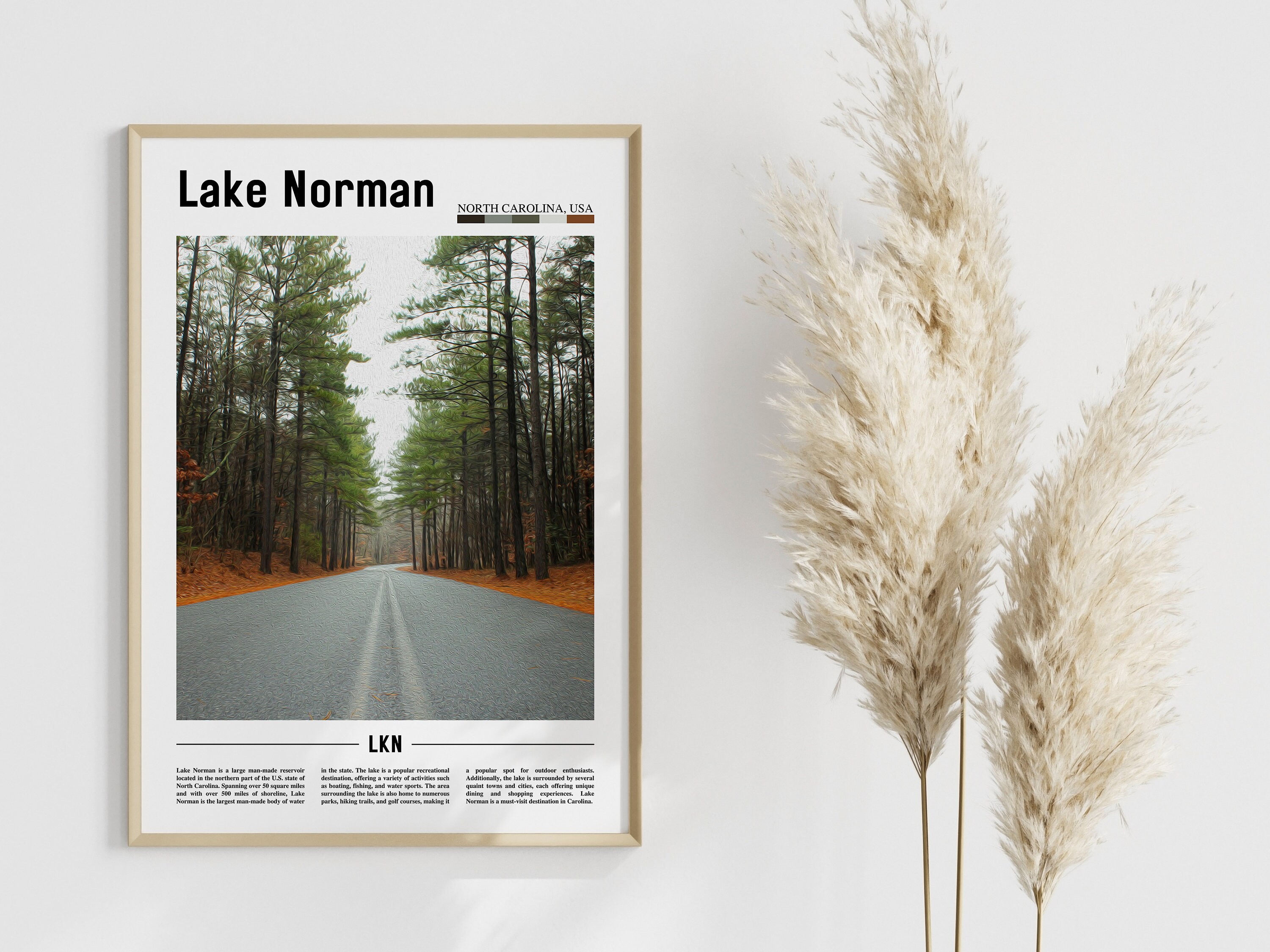 Lake Norman Poster, Lake Norman Print, Lake Norman Wall Art, United States Photo, United States