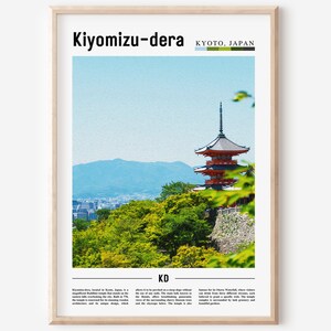 Kiyomizu-dera Poster, Kiyomizu-dera Print, Kiyomizu-dera Wall Art, Asia Print, Asia Poster, Asia Photo, Travel Poster