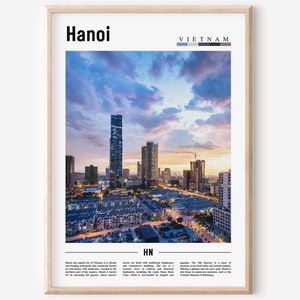 Hanoi Poster, Hanoi Print, Hanoi Wall Art, Asia Print, Asia Poster, Asia Photo, Minimal Travel Poster