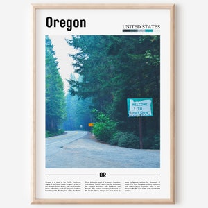 Oregon Poster, Oregon Print, Oregon Wall Art, United States Photo, United States Poster, United States Print, Travel Poster