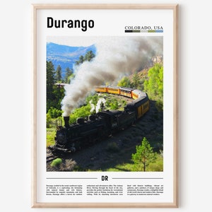 Durango Poster, Durango Print, Durango Wall Art, United States Photo, United States Poster, United States Print, Travel Poster