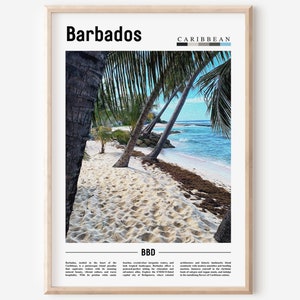 Barbados Poster, Barbados Druck, Barbados Wandkunst, Karibik Foto, Karibik Poster, Karibik Druck, Reise Poster