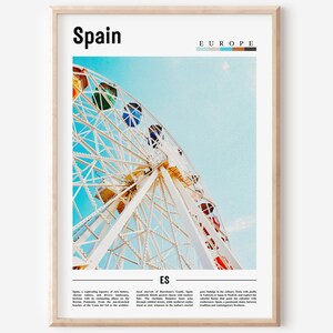 Spain Poster, Spain Print, Spain Wall Art, Spain Photo, Spain Art Print, Spain Art, Minimal Travel Poster, Travel Print