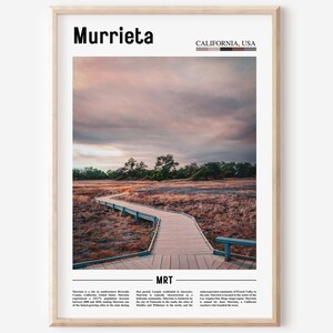 Murrieta Print, Murrieta Poster, Murrieta Wall Art, Minimal Travel Print, Minimal City Poster, Travel Destination Print, Oil Painting Poster