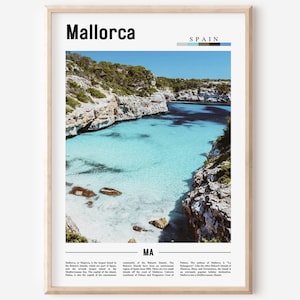 Mallorca Poster, Mallorca Print, Mallorca Wall Art, Spain Photo, Spain Poster, Spain Print, Minimal Travel Poster