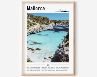 Mallorca Poster, Mallorca Print, Mallorca Wall Art, Spain Photo, Spain Poster, Spain Print, Minimal Travel Poster