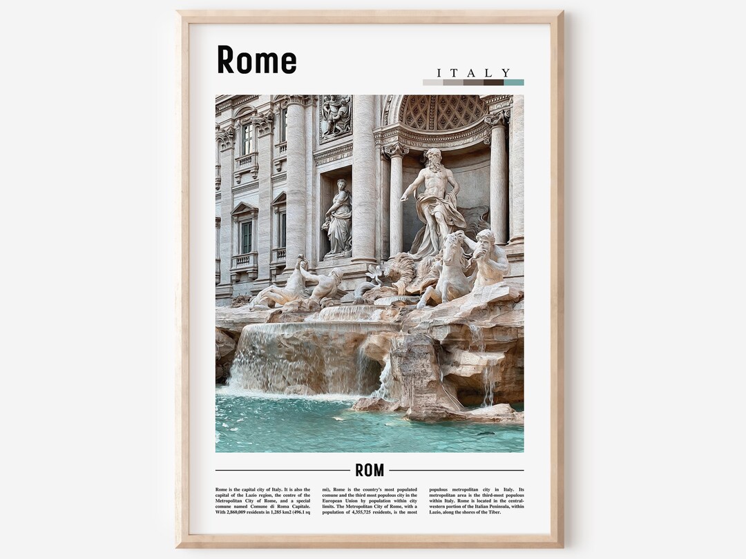 Window View Poster Rome Rome Poster, Rome Print, Rome Wall Art, Italy Photo, Italy Poster ...