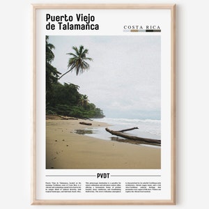 Puerto Viejo de Talamanca Poster, Puerto Viejo de Talamanca Print, Puerto Viejo de Talamanca Wall Art, Olieverfschilderij Poster