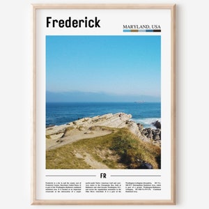 Frederick Print, Frederick Poster, Frederick Wall Art, United States Photo, United States Poster, United States Print, Travel Poster