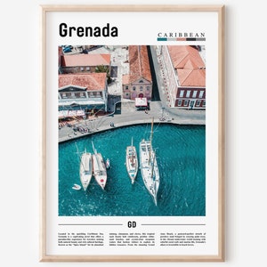 Grenada Poster, Grenada Print, Grenada Wall Art, Caribbean Photo, Caribbean Poster, Caribbean Print, Travel Poster