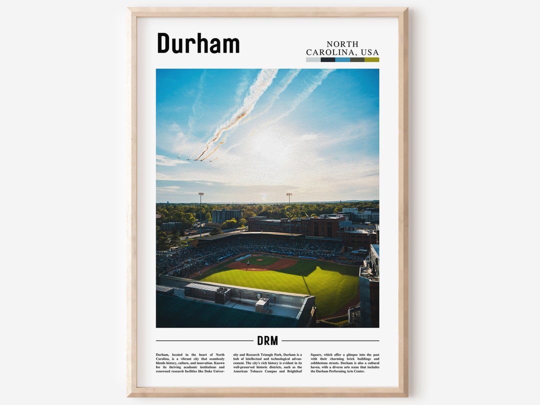 Durham Poster, Durham Print, Durham Wall Art, United States Photo