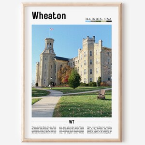 Wheaton Poster, Wheaton Print, Wheaton Wall Art, United States Photo, United States Poster, United States Print, Travel Poster