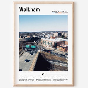 Waltham Poster, Waltham Print, Waltham Wall Art, United States Photo, United States Poster, United States Print, Travel Poster