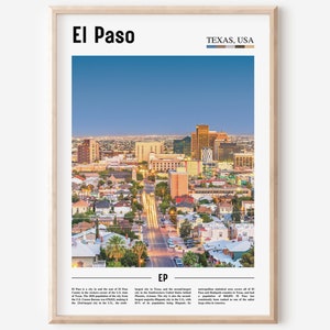El Paso Print, El Paso Poster, El Paso Wall Art, United States Photo, United States Poster, United States Print, Travel Poster