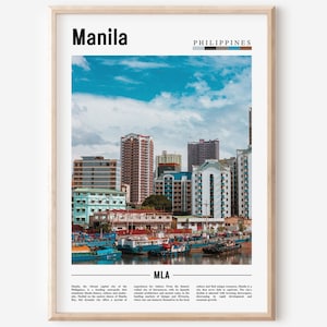 Manila Poster, Manila Print, Manila Wall Art, Asia Print, Asia Poster, Asia Photo, Minimal Travel Poster