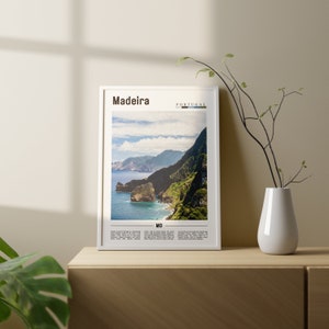 Madeira-affisch, Madeira-tryck, Madeiras väggkonst, Europafoto, Europa-affisch, Europa-tryck, Reseaffisch bild 9