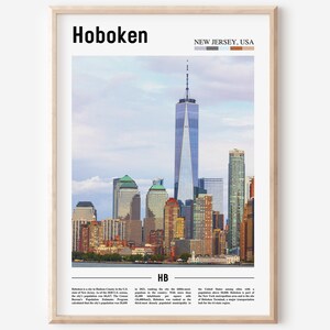 Hoboken Print, Hoboken Poster, Hoboken Wall Art, United States Photo, United States Poster, United States Print, Travel Poster