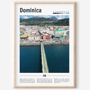 Dominica Poster, Dominica Print, Dominica Wandkunst, Karibik Foto, Karibik Poster, Karibik Druck, Reise Poster