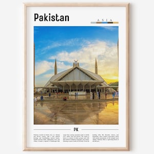 Pakistan Poster, Pakistan Print, Pakistan Wall Art, Asia Print, Asia Poster, Asia Photo, Minimal Travel Poster