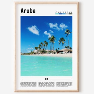 Aruba Poster, Aruba Print, Aruba Wandkunst, Karibik Foto, Karibik Poster, Karibik Druck, Reise Poster