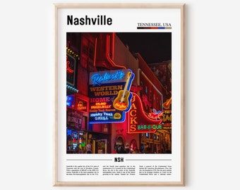 Nashville Print, Nashville Poster, Nashville Wall Art, United States Photo, United States Poster, United States Print, Travel Poster