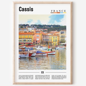 Cassis Print, Cassis Poster, Cassis Wall Art, France Photo, France Poster, France Print, France Wall Art, Minimal Travel Poster
