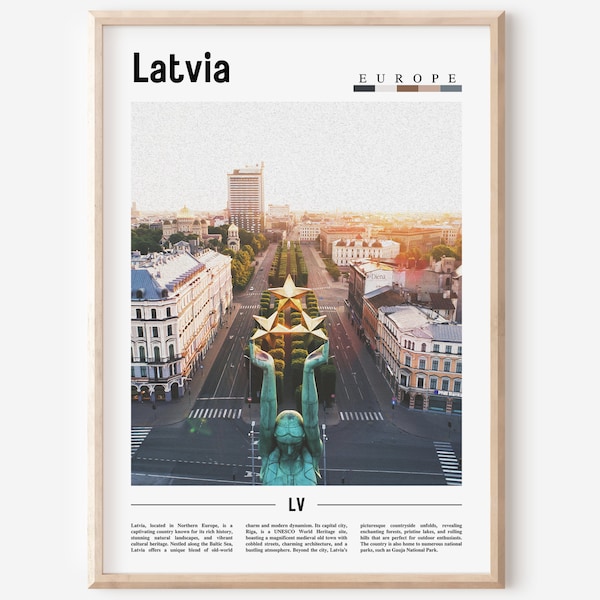 Latvia Poster, Latvia Print, Latvia Wall Art, Europe Photo, Europe Poster, Europe Print, Travel Poster