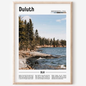 Duluth Poster, Duluth Print, Duluth Wall Art, United States Photo, United States Poster, United States Print, Travel Poster