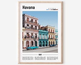 Havanna Poster, Havanna Print, Havanna Wandkunst, Karibik Foto, Karibik Poster, Karibik Print, Reise Poster