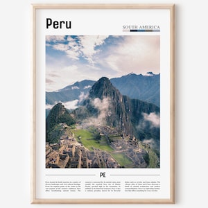 Peru Poster, Peru Print, Peru Wall Art, South America Poster, South America Print, Travel Poster