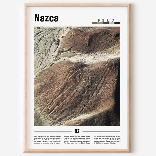 Nazca Poster, Nazca Print, Nazca Wall Art, South America Poster, South America Print, Travel Poster