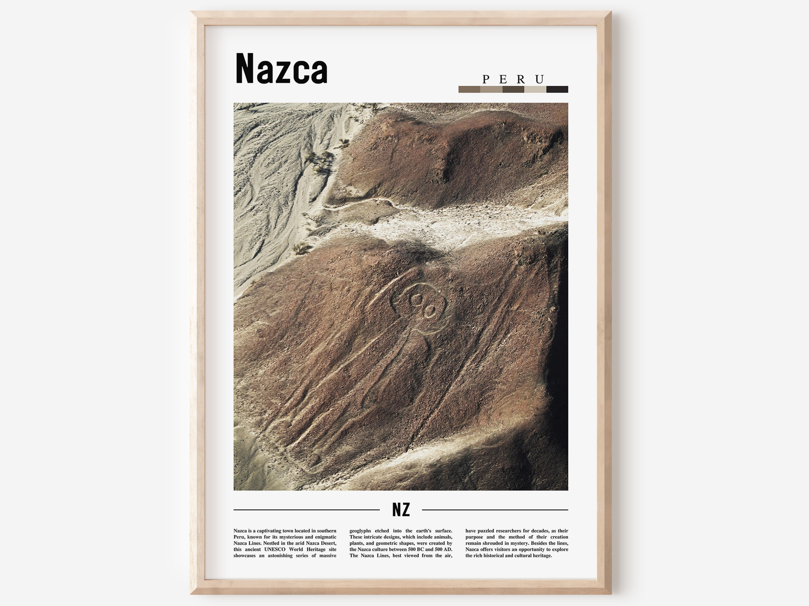 Nazca Poster, Nazca Print, Nazca Wall Art, South America Poster, South America Print, Travel Poster