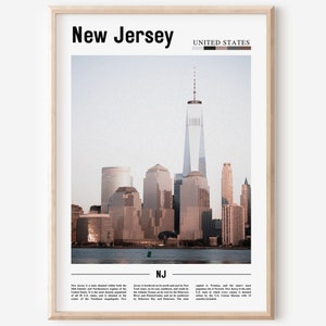 New Jersey Poster, New Jersey Print, New Jersey Wall Art, United States Photo, United States Poster, United States Print, Travel Poster