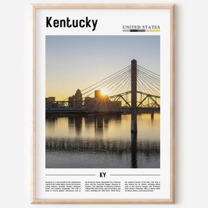 Kentucky Poster, Kentucky Print, Kentucky Wall Art, United States Photo, United States Poster, United States Print, Travel Poster