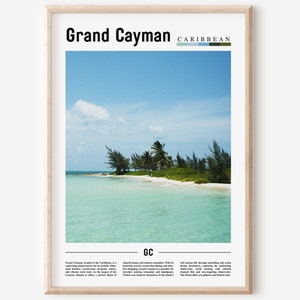 Grand Cayman Poster, Grand Cayman Print, Grand Cayman Wall Art, Caribbean Photo, Caribbean Poster, Caribbean Print, Travel Poster