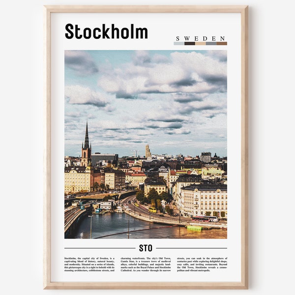 Stockholm Poster, Stockholm Print, Stockholm Wall Art, Europe Photo, Europe Poster, Europe Print, Travel Poster