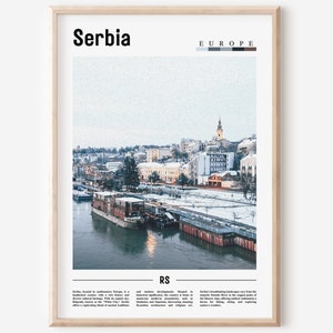 Servië Poster, Servië Print, Servië Wall Art, Europa Foto, Europa Poster, Europa Print, Travel Poster
