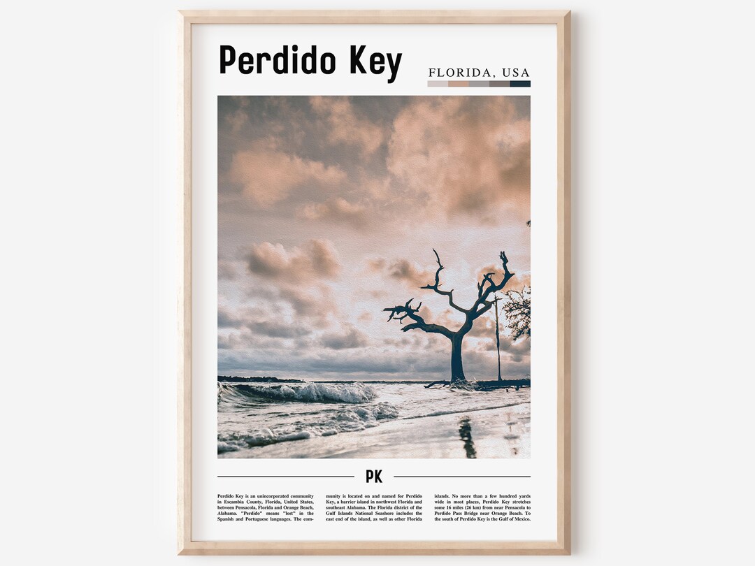 Perdido Key Print, Perdido Key Poster, Perdido Key Wall Art, Oil