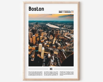 Boston Print, Boston Poster, Boston Wall Art, United States Photo, United States Poster, United States Print, Travel Poster