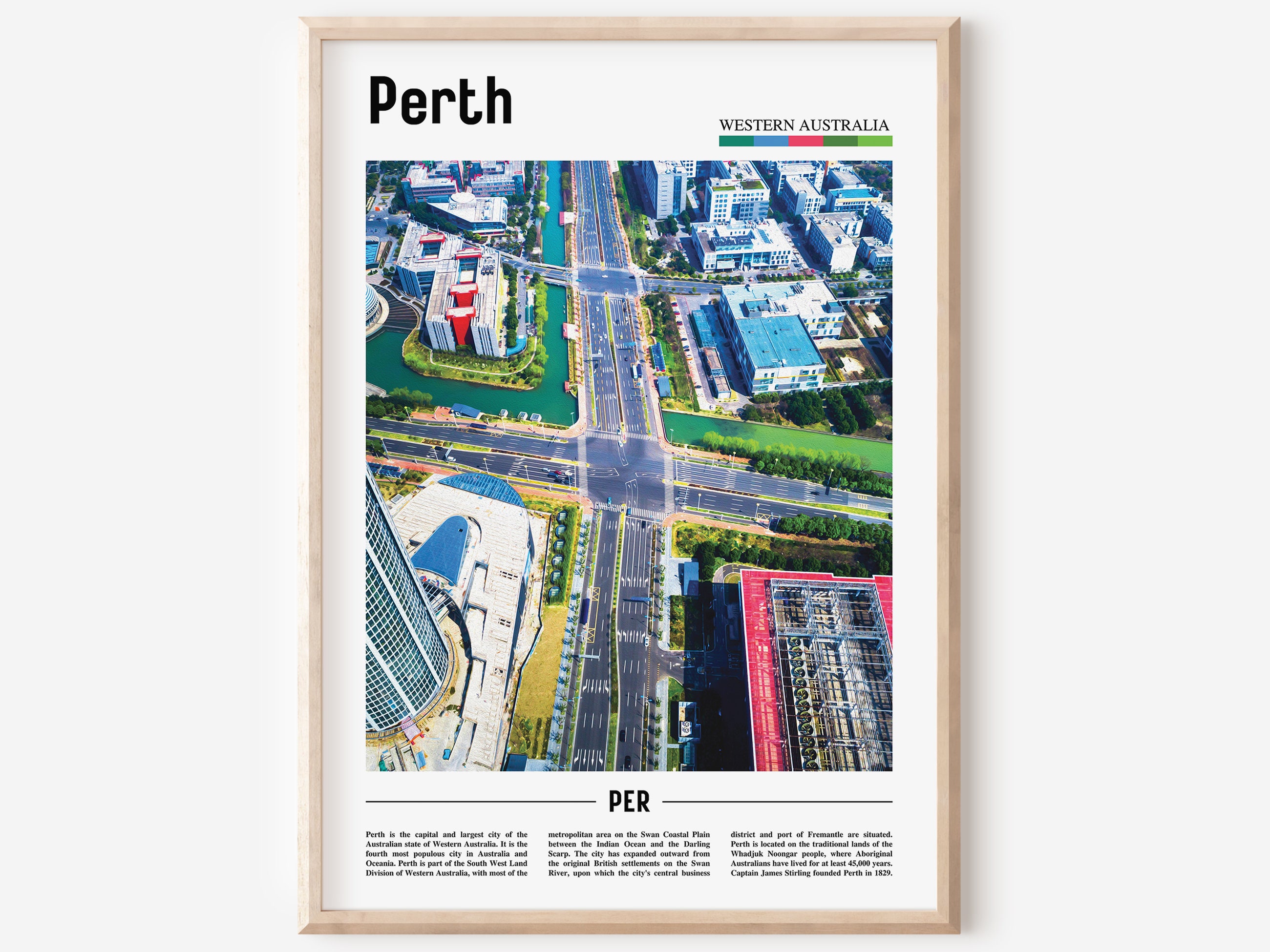 Perth Community Posters Perth Print, Perth Poster, Perth Wall Art, Oil Painting Poster ...