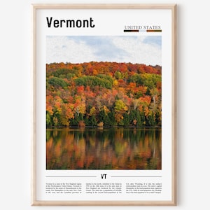 Vermont Poster, Vermont Print, Vermont Wall Art, United States Photo, United States Poster, United States Print, Travel Poster