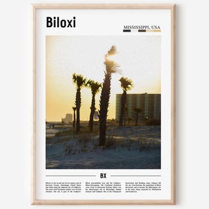 Biloxi Poster, Biloxi Print, Biloxi Wall Art, United States Photo, United States Poster, United States Print, Travel Poster