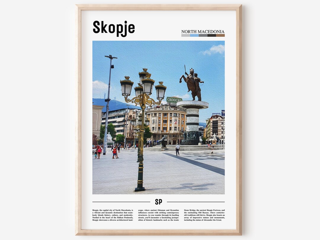 Skopje Poster, Skopje Print, Skopje Wall Art, Europe Photo, Europe